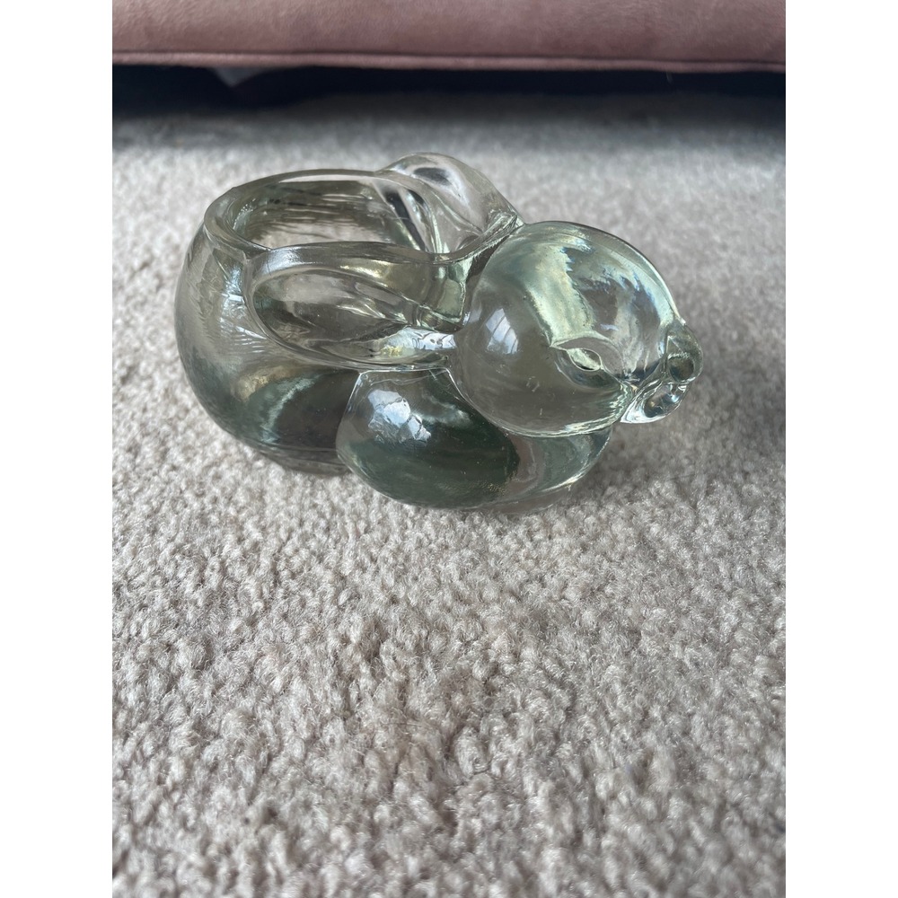 Indiana Glass bunny votive candle holder